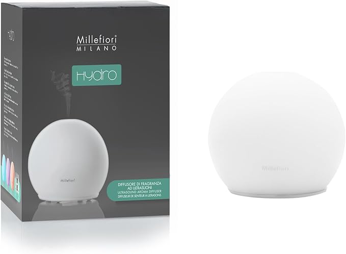 Millefiori Hydro Ultrasonic Fragrance Diffuser for Environment Glass Ball, Medium