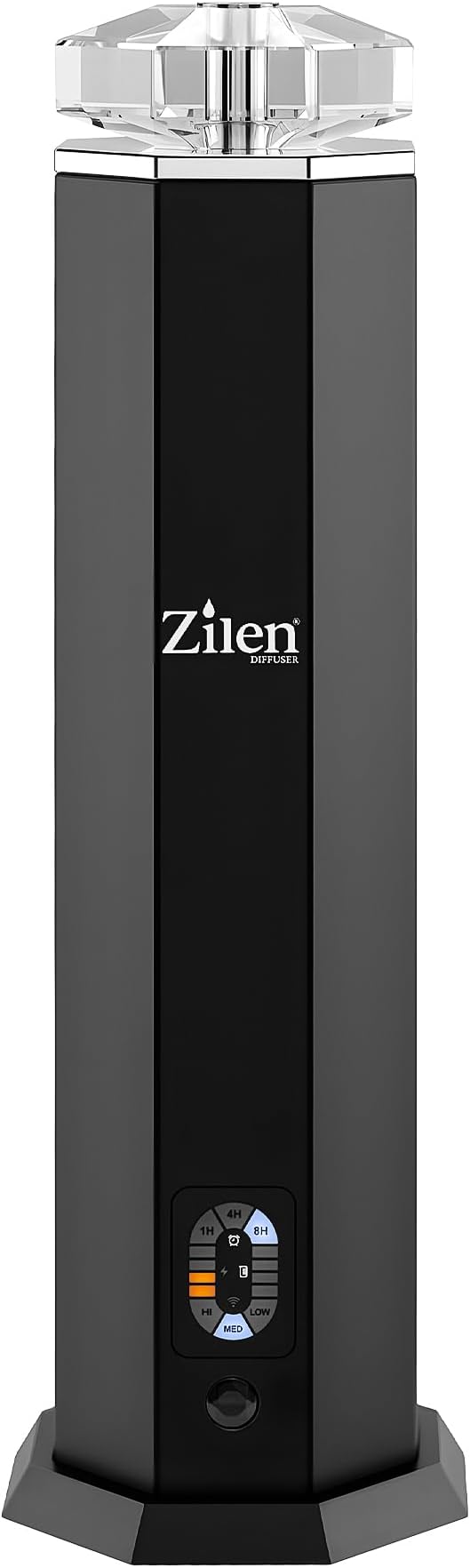 Limited Edition Design - Waterless Essential Oil Diffuser – 3600mAh Rechargeable Nebulizing Cold Air Scent Machine, Portable Luxury Crystal & Steel Design, Covers Up to 1,000 Sq Ft for Large Rooms