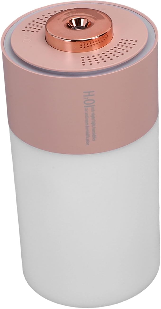 ASHATA 300ML Essential Oil Diffuser, Quiet Aromatherapy Diffuser Scent Humidifier with Ambient Light and Timer, for Room Bedrooms Office Home (Pink)