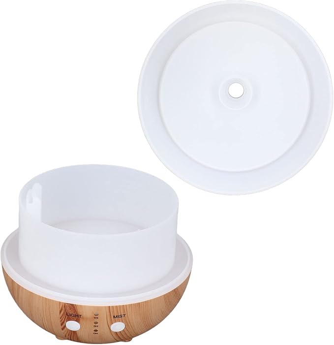 250ml Essential Oil Diffuser Automatic Shut Off 35db Low No USB Powered Wooden Humidifier with Night Light for Bedroom Automatic Shut Off Essential Oil Diffuser Adopts No Power