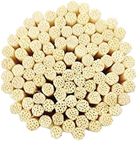 Reed Diffuser Sticks, Set of 80 Wood Rattan Replacement Reed Sticks for Diffuser Oil Bottles, 10 Bundles of 8 (8 inch)