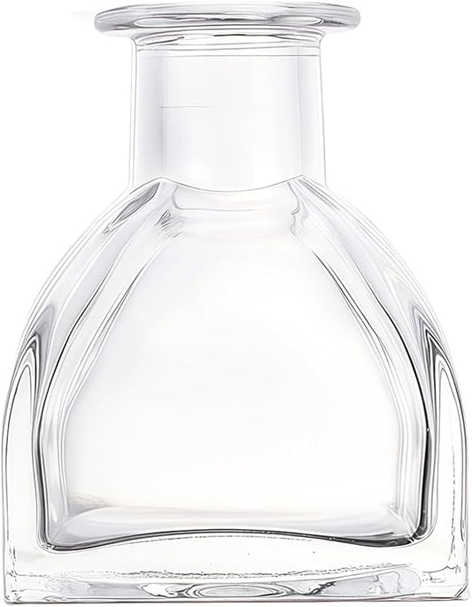 100ml 3.4oz Clear Glass Diffuser Bottle Refillable Aromatherapy Essential Oil Storage Container Fragrance Dispenser for DIY Home Scent Decor (Not Include Sticks)