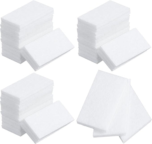 50 Pack Unscented Aroma Pads, 1.7x0.91" White Aroma Oil Refill Pads Aromatherapy Perfume Diffusers Humidifier Refill Pad Replacement for Home Electronic Equipment Locket Scent Ball Plug-in Diffuser