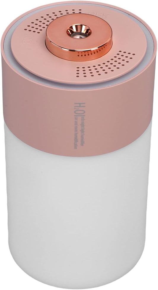 ASHATA 300ML Essential Oil Diffuser, Quiet Aromatherapy Diffuser Scent Humidifier with Ambient Light and Timer, for Room Bedrooms Office Home (Pink)