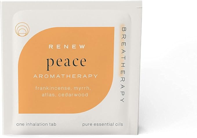 Self-Care Kit | Pure Essential Oil Aromatherapy Inhalation Tabs | Digestion, Peace, Fortify and Harmony Patches | 8-Pack