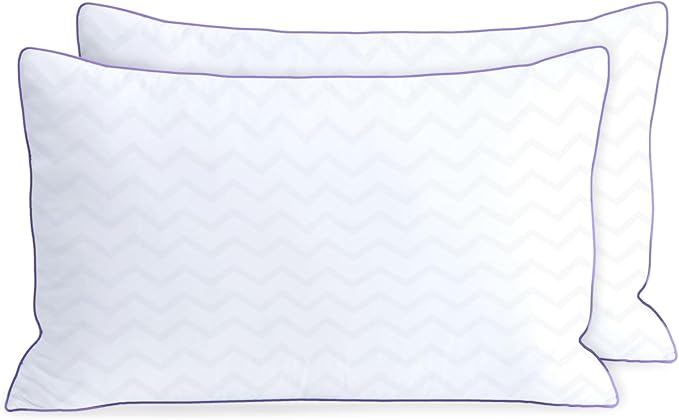 MOLCLCUY Bed Pillows Standard Size Set of 2,Hotel Collection Pillow for Side and Back Sleepers,Super Soft Down Alternative Microfiber Filled