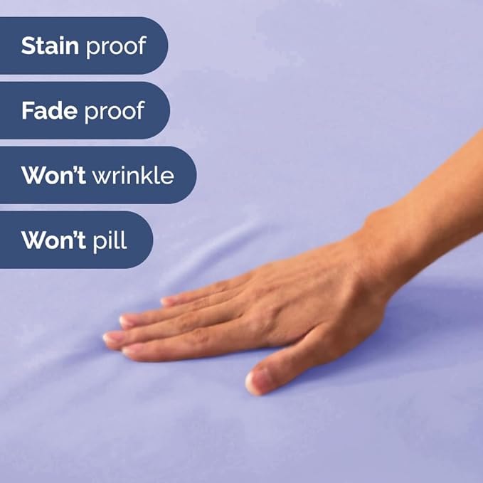 Short Queen Size 4 Piece Sheet Set - RV Short Queen, Ultra-Soft, Breathable & Cooling Bed Sheets Set with Deep Pockets - Hotel Luxury Bedding for Women & Men - Wrinkle Free & Fade Resistant - Lavender