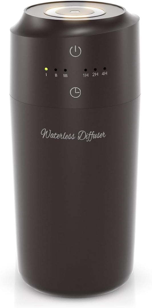 ARVIDSSON Waterless Diffuser for Essential Oil, Battery Operated Aromatherapy Diffuser, Waterless Essential Oil Diffuser, Wireless Scent Diffusers for Home, Car, Office