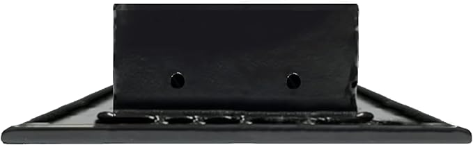 BUILDMART - 20x4 Modern AC Vent Cover - Decorative Black Air Vent - Standard Linear Slot Diffuser - Register Grille for Ceiling, Walls & Floors - Texas Buildmart