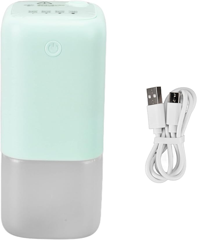 Essential Oil Diffuser Aromatherapy Humidifier 150ml, Automatic Fine Mist, Quiet Operation - Microporous Atomization Technology, Four Speed Modes, Ideal for Bedroom and Home (Green)