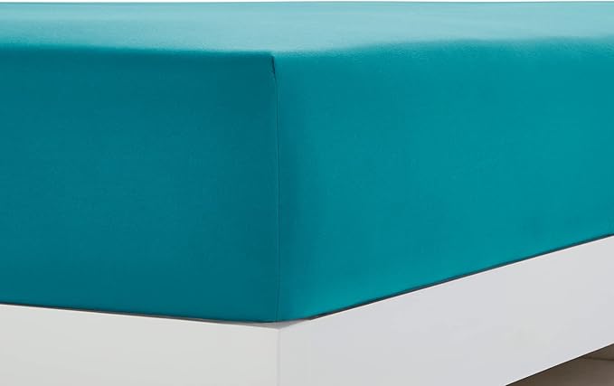 Clara Clark Bed Sheets, Premier 1800 Series 4 Piece Bed Sheet Set, Deep Pocket, Wrinkle, Fade, Stain Resistant, Luxury Soft Bedding Sheets & Pillowcases, Split King, Teal