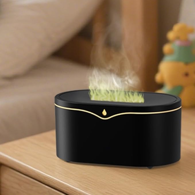 USB Aroma Diffuser With Silent Performance, Adjustable Mist Settings, Ambient Night Light, And Auto Shut-Off For Peaceful Use(black)