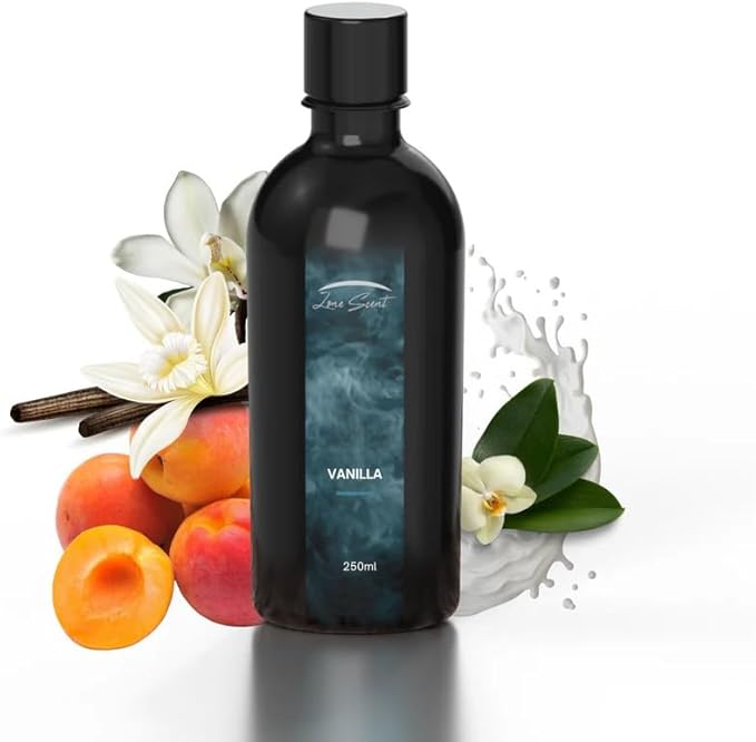 Vanilla Essential Oil for Diffusers - Premium Aromatherapy Oil Set for Home and Hotel, Scented Diffuser Oils Scents, Eco-Friendly and Safe for Family and Pets, Pura Diffuser Refills 250ml