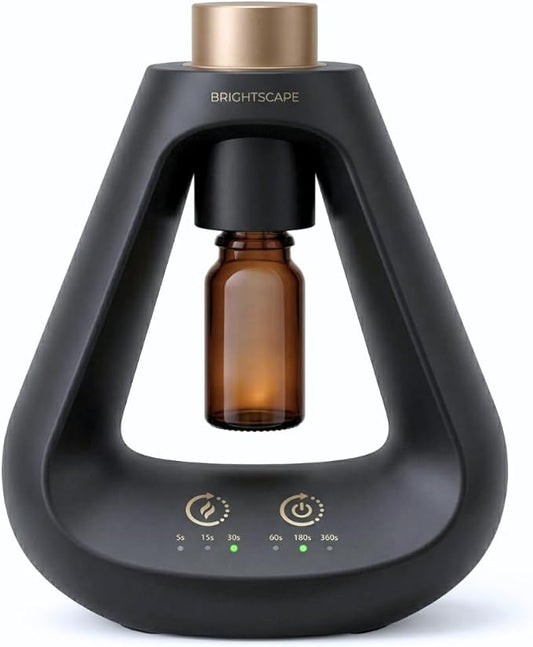 Apex Waterless Diffuser — Cold Air Nebulizing Aromatherapy Diffuser for Home & Office | No Water, No Heat, No Residue | 9 Precision Scent Settings | Matte Black