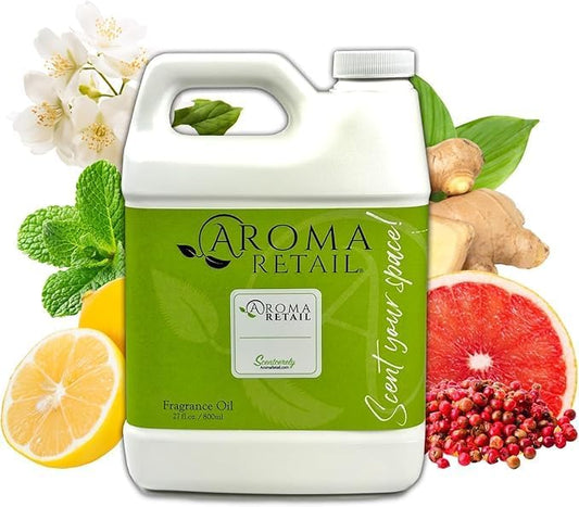 Aroma Retail Fragrance Oil Refill for Scent Machine Aroma Diffuser (27 fl oz, Lemon Ginger)