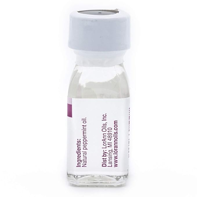 LorAnn Peppermint Oil SS Natural Flavor, 1 dram bottle (.0125 fl oz - 3.7ml - 1 teaspoon)