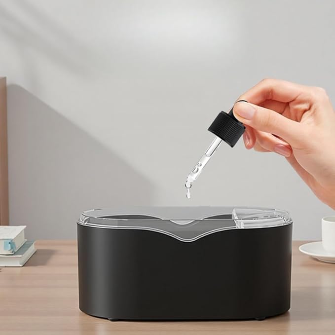 USB Aroma Diffuser Featuring Quiet Operation, Adjustable Mist Output, Ambient Night Light, And Automatic Power Off For Safe Use(black)