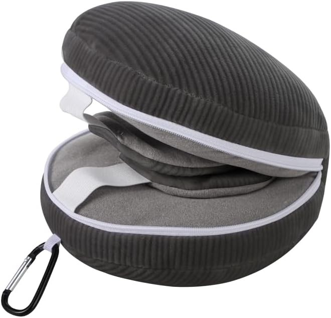 PENINSULA LOVE 2 in 1 Travel Pillow with Eye Mask Cotton Sleeping Neck Pillow for Airplane Portable Plane Travel Accessories