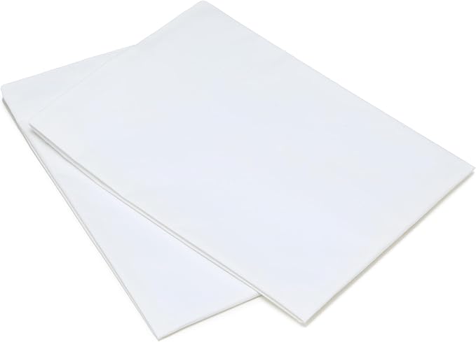Amazon Basics Down Alternative Bed Pillows with Hypoallergenic Pillow Protector Cases, Soft Density for Stomach and Back Sleepers, Standard 26" x 20", White, 2-Pack