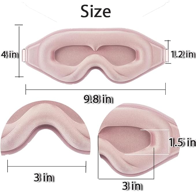 Eye Mask for Lash Extensions, Sleep Mask for Lash Extensions for Women,Lash Extension Sleep Mask for Travel Yoga Nap, 100% Blackout 3D Eye Mask for Sleeping