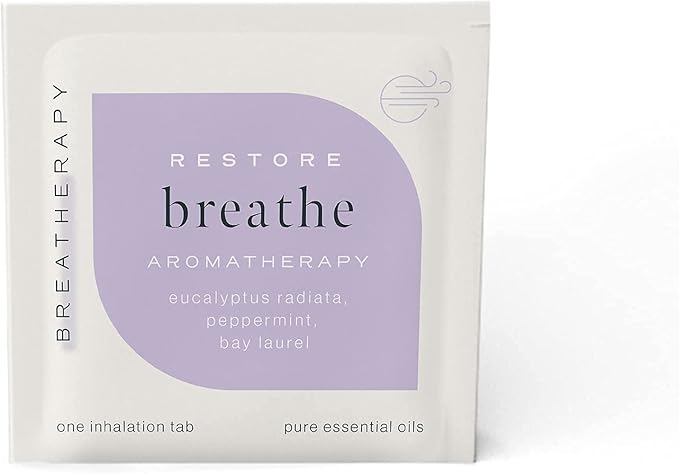 Serenity Kit | Pure Essential Oil Aromatherapy Inhalation Tabs | Calm, Happiness, Breathe and Sleep Patches | 8-Pack
