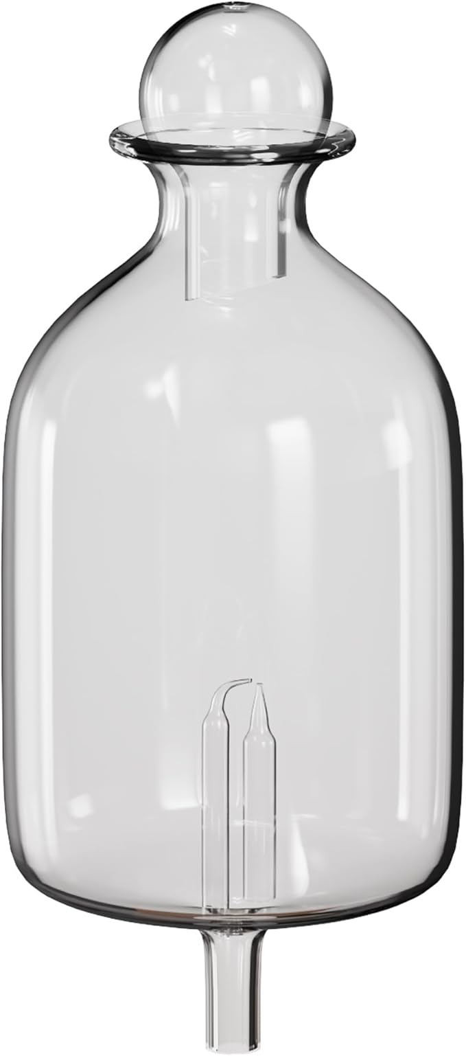 30ml Hand-Blown Glass Atomizing Chamber for Waterless Essential Oil Diffusers - High Transparency, Plastic-Free Nebulizing Vessel, DIY Replacement Reservoir, Accessory, [ARIA]