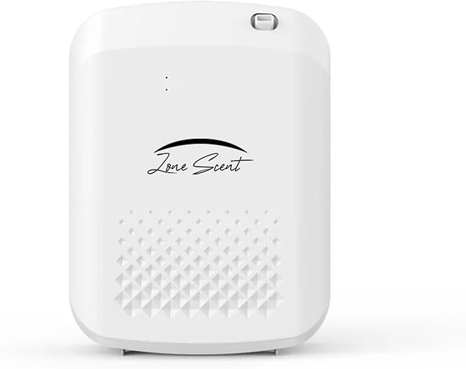 Smart Essential Oil Diffuser for Home and Commercial Use – 1500 Sq Ft Cold Air Scent Machine – Waterless, Quiet, Safe, App-Controlled Aroma Diffuser – ZS-01F (White)