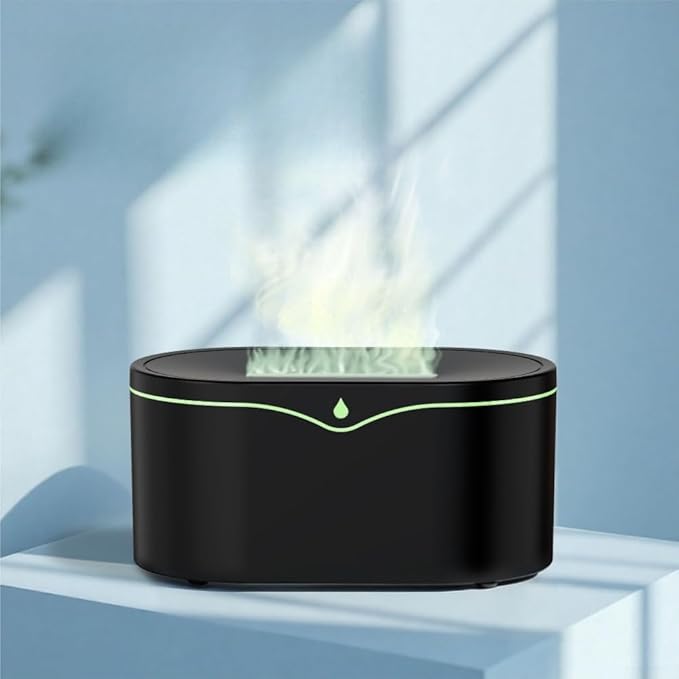 USB Aroma Diffuser Featuring Quiet Operation, Adjustable Mist Output, Ambient Night Light, And Automatic Power Off For Safe Use(black)