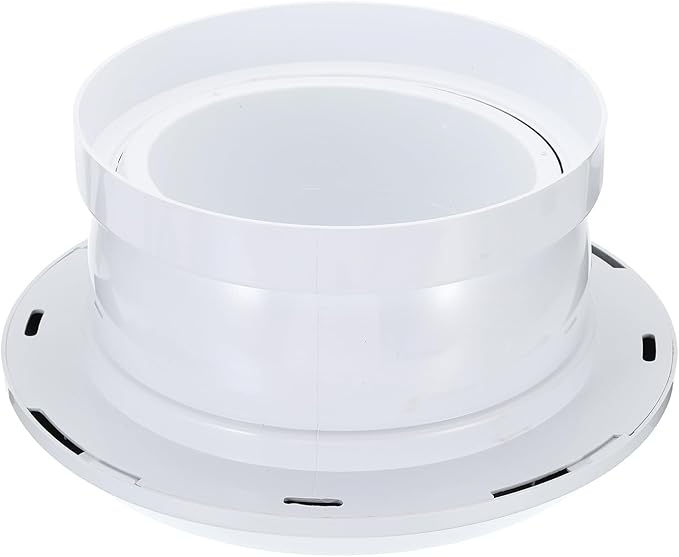 PATIKIL 8 Inch Round Air Vent, Adjustable Ball Jet Nozzle Diffuser Ceiling Diffuser Vent Cover ABS Soffit Vent for Bathroom Kitchen Living Room Ventilation