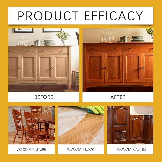 2PCS Natural Beeswax Spray, Beeswax Spray Cleaner,Beeswaxs Essential Oil Wax, Beeswax Furniture Polish,Wood Seasoning Beewax For Furniture Floor, for Furniture, Floor, Tables