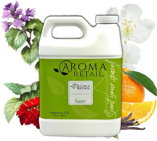 Aroma Retail Fragrance Oil Refill for Scent Machine Aroma Diffuser (27 fl oz, Vanilla Breeze)