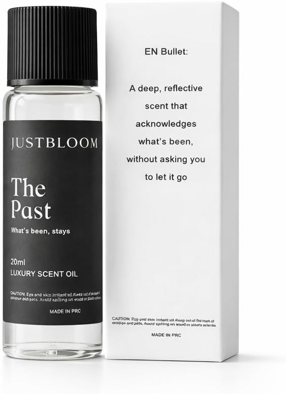 Hotel Essential Scent Diffuser Oil: 20ml Luxury Aroma Oil for Waterless Diffusers, Dry Soft Woody Scent for Home, Hotel, Office & Relaxation (20ml, The Past)