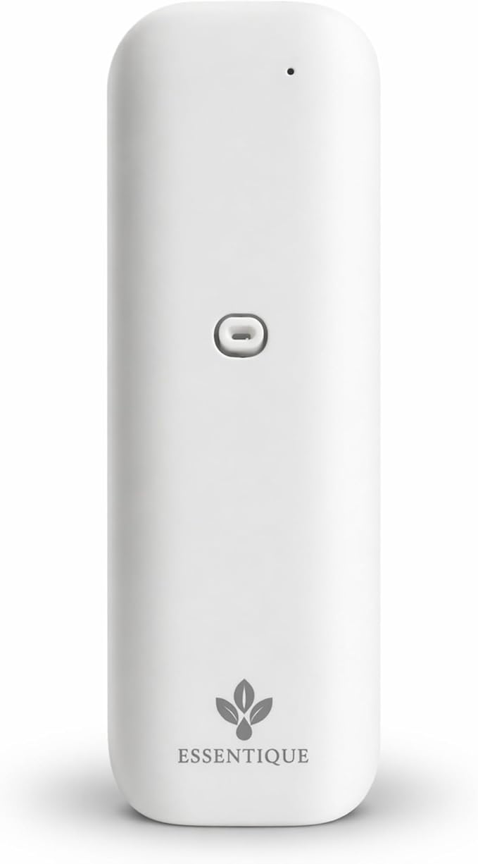 The Pulse Plug-in Waterless Diffuser – Cold Air Nebulizing Scent Machine for Home, Hotel, Office & Spa – w/Bluetooth for Essential Oil Blends (White)