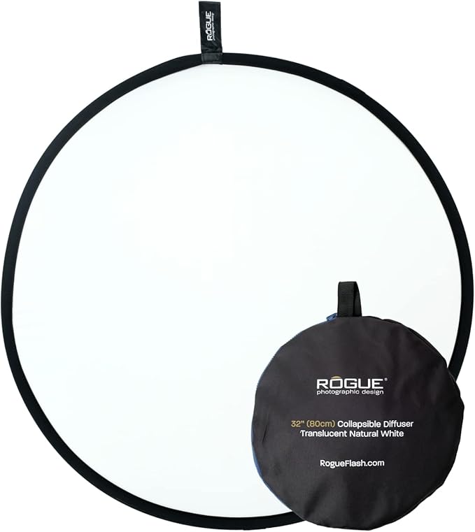 Rogue 32" Silver Reflector + Rogue 32" Diffuser