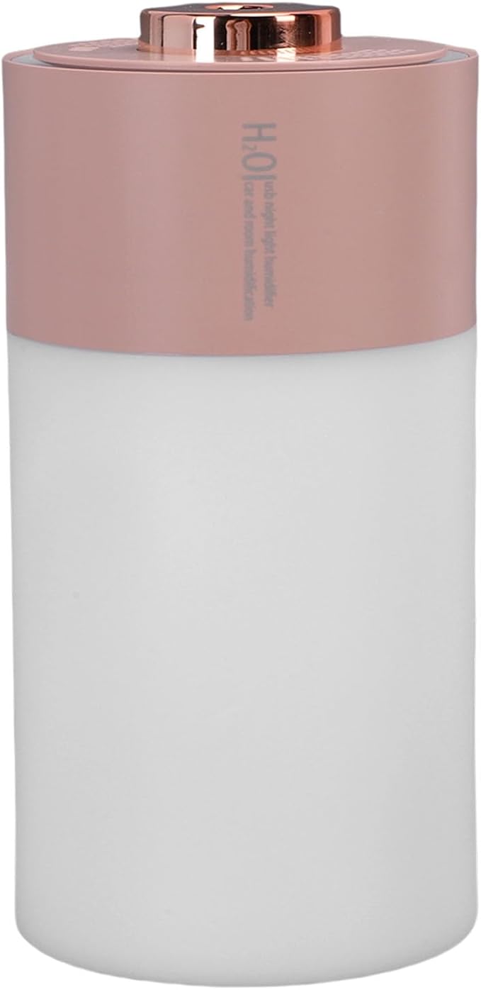 ASHATA 300ML Essential Oil Diffuser, Quiet Aromatherapy Diffuser Scent Humidifier with Ambient Light and Timer, for Room Bedrooms Office Home (Pink)