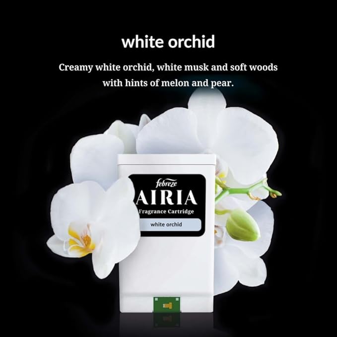 AIRIA by Febreze Whole Home Smart Scent Diffuser Starter Kit - 1 AIRIA Smart Scent Diffuser & 1 White Orchid Refill Fragrance Cartridge (1.0 FL Oz)