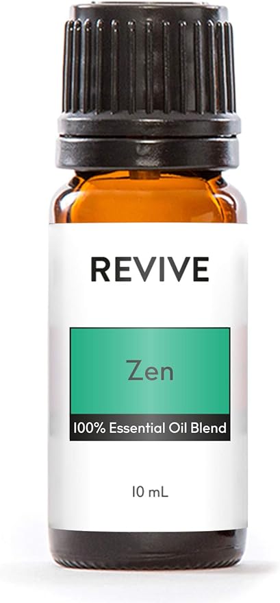 Zen Essential Oil Blend by Revive Essential Oils - 100% Pure Therapeutic Grade, for Diffuser, Humidifier, Massage, Aromatherapy, Skin & Hair Care