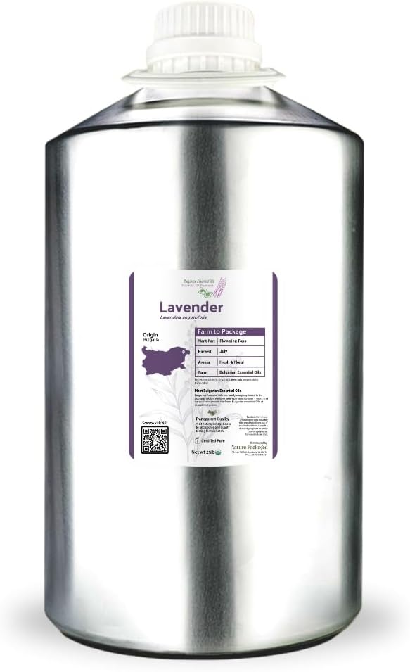 Lavender Oil - Bulgarian Essential Oils - Lavender Diffuser - Pure Therapeutic Grade (22lbs)