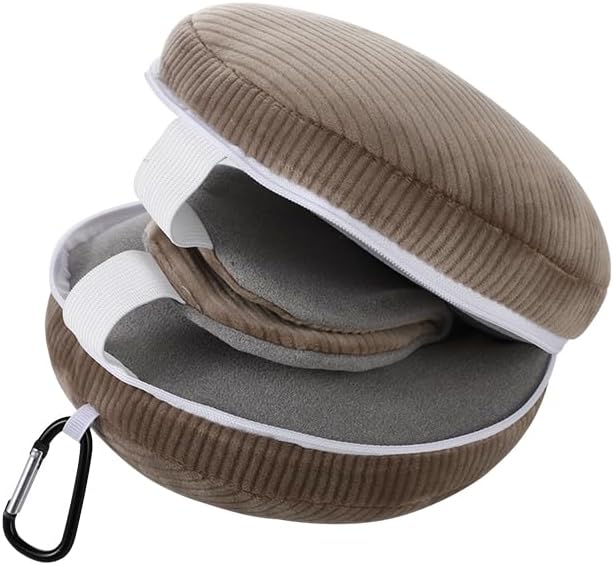 2 in 1 Travel Pillow with Eye Mask Cotton Sleeping Neck Pillow for Airplane Portable Plane Travel Accessories