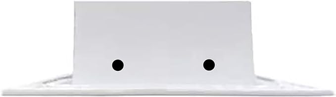 BUILDMART - 22x4 Modern AC Vent Cover - Decorative White Aluminum Air Vent - Standard Linear Slot Diffuser - Heating and Cooling Register Grille for Ceiling, Walls & Floors - Texas Buildmart