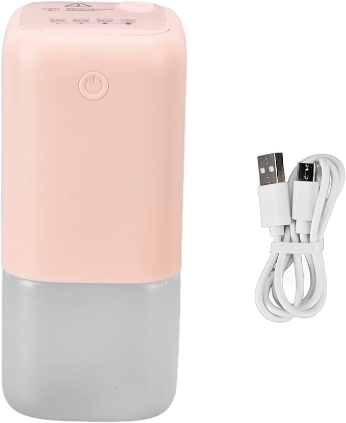 Essential Oil Diffuser Aromatherapy Humidifier 150ml, Automatic Fine Mist, Quiet Operation - Microporous Atomization Technology, Four Speed Modes, Ideal for Bedroom and Home (Pink)