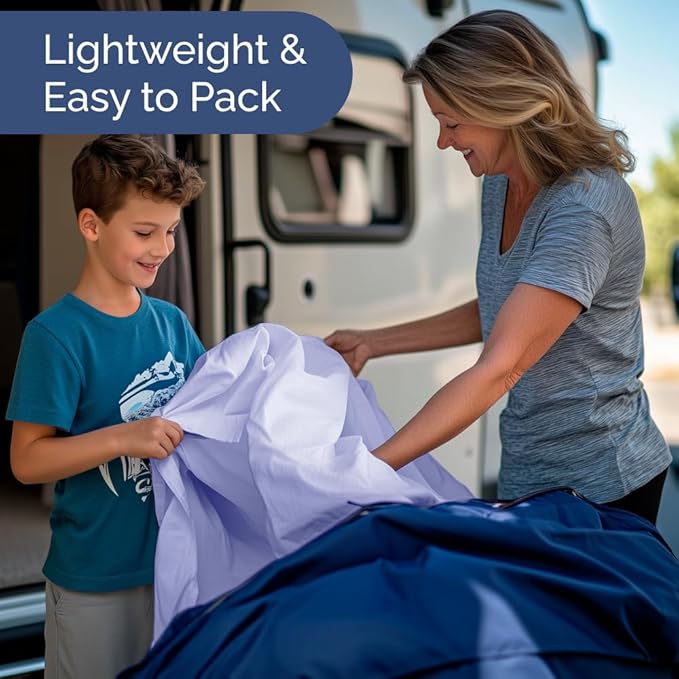 Short Queen Size 4 Piece Sheet Set - RV Short Queen, Ultra-Soft, Breathable & Cooling Bed Sheets Set with Deep Pockets - Hotel Luxury Bedding for Women & Men - Wrinkle Free & Fade Resistant - Lavender