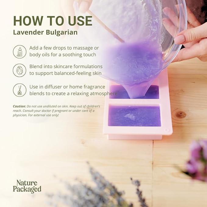 Lavender Oil - Bulgarian Essential Oils - Lavender Diffuser - Pure Therapeutic Grade (8oz)