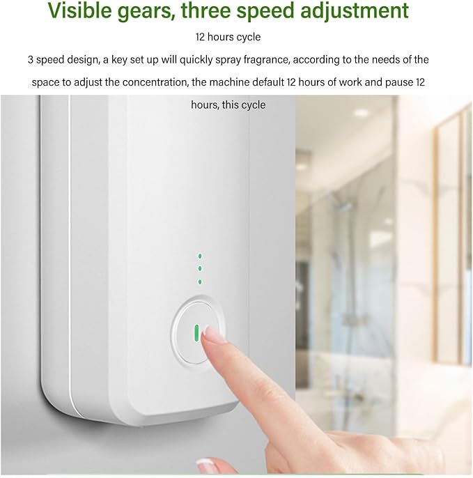 Focket Essential Oil Diffuser, Automatic Sensor Technology Aromatherapy Diffuser, Ultrasonic Cool Mist with Timers Quiet Operation for Home Office Hotel Bathroom