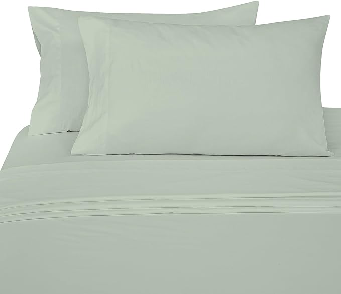 ROYALE LINENS Bamboo Viscose Queen Sheet Set - Cooling Bed Sheet Set - 1 Fitted, 1 Flat & 2 Pillowcase - Fits Up to 16" - Organic Viscose Derived from Bamboo - Bedding Sheet Set (Queen, Dewkist)