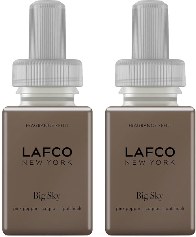LAFCO New York Pura Smart Device Refill, Big Sky - Pack of 2 - Each Vial Delivers Up to 2 Weeks of Fragrance Life - Made in the USA