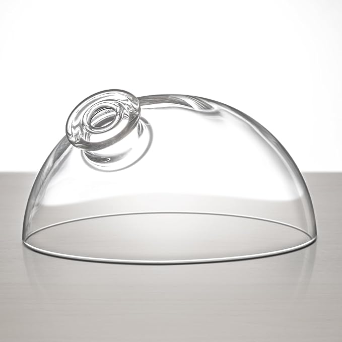 Essential Oil Diffuser Glass Dome,The Diameter is 4.75 Inches, 2.1Inches High,Not Fit for All The Diffuser，Please Choose Carefully
