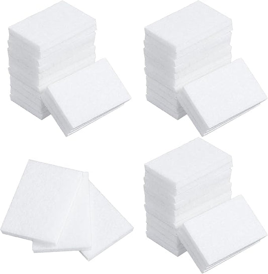 50 Pack Unscented Aroma Pads, 1.2x0.9" White Aroma Oil Refill Pads Aromatherapy Perfume Diffusers Humidifier Refill Pad Replacement for Home Electronic Equipment Locket Scent Ball Plug-in Diffuser