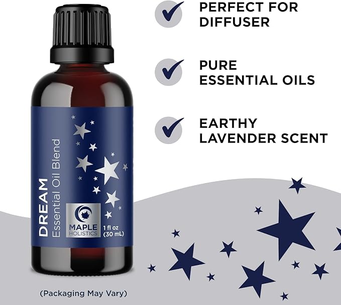 Aromatherapy Essential Oils Blends Set - Dream and Breathe Essential Oil Set for Diffuser with Sleep and Relaxing Essential Oils for Diffusers Aromatherapy - Premium Essential Oils Set for Diffusers