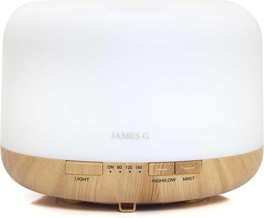 500ml Premium Essential Oil Diffuser, Ultrasonic Aromatherapy Fragrant Oil Humidifier Vaporizer